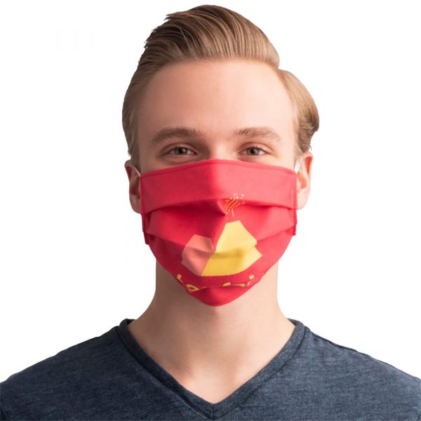 Ansiktsmaske med trykk