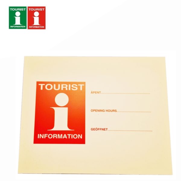 Turistkontor Dørskilt 21x15