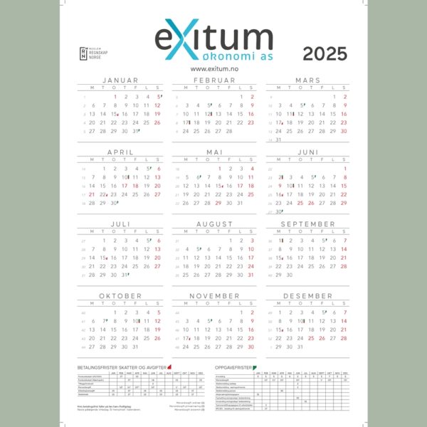 Vegg kalender - Bilde 2