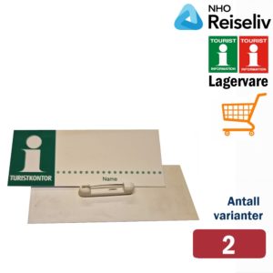 Turistkontor navneskilt 10 pk