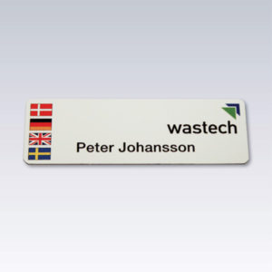 Navnskilt Plast - 4 fargetrykk