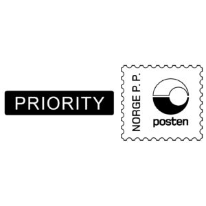 PRIORITY Norge p.p stempel