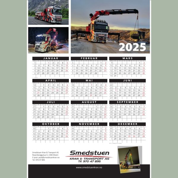 Vegg kalender