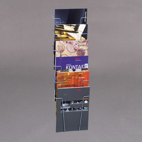 Brosjyrestativ vegg 78x23x11cm