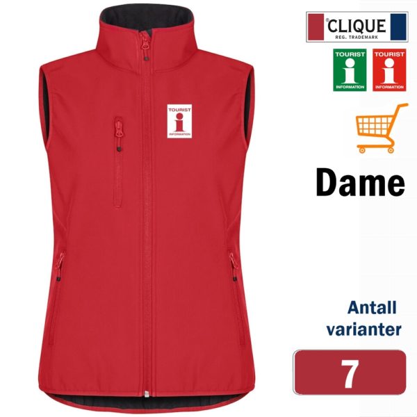 Softshellvest Dame Turistkontor