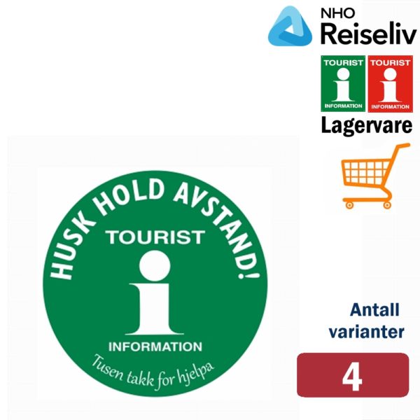 Gulvmerke Turistkontor Hold Avstand
