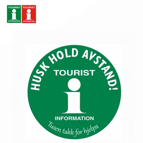 Gulvmerke Turistkontor Hold Avstand