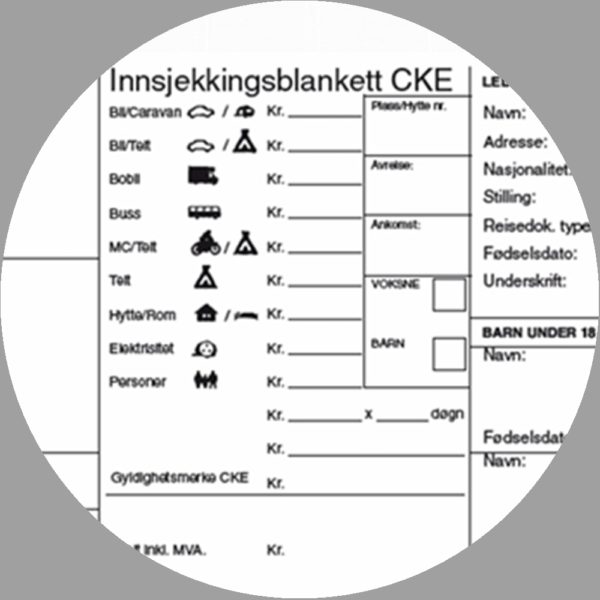 Campingkvittering