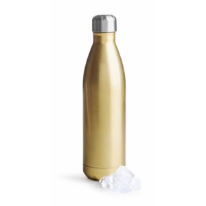 Stålflaske gull, stor 0.75l