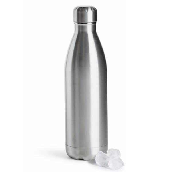 Stålflaske, sølv 0.5l