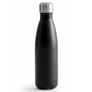 Stålflaske, svart  0,5l
