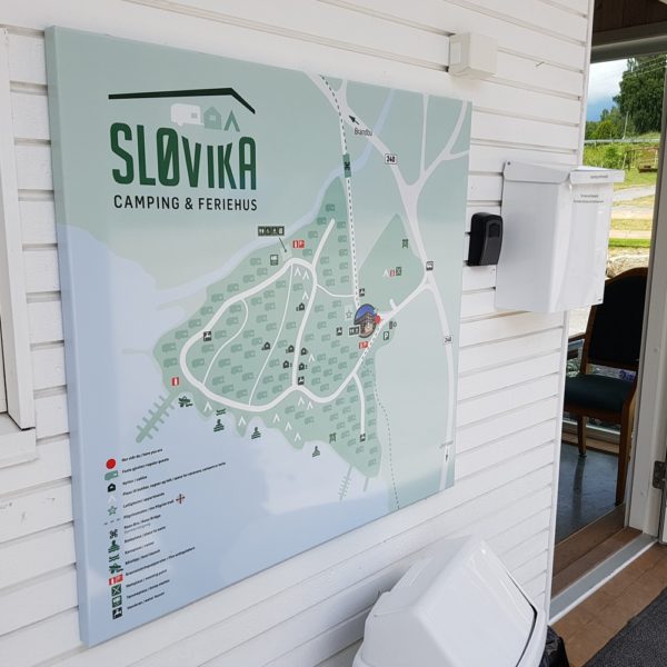 Eskelokk skilt