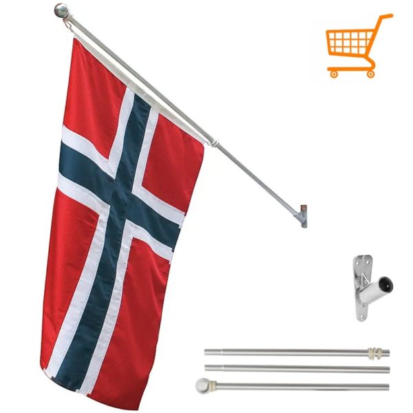 Balkongflagg Norge