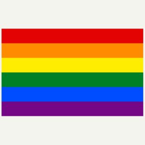 Pride flagg 125x84