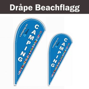 Sober Dråpe Beachflagg