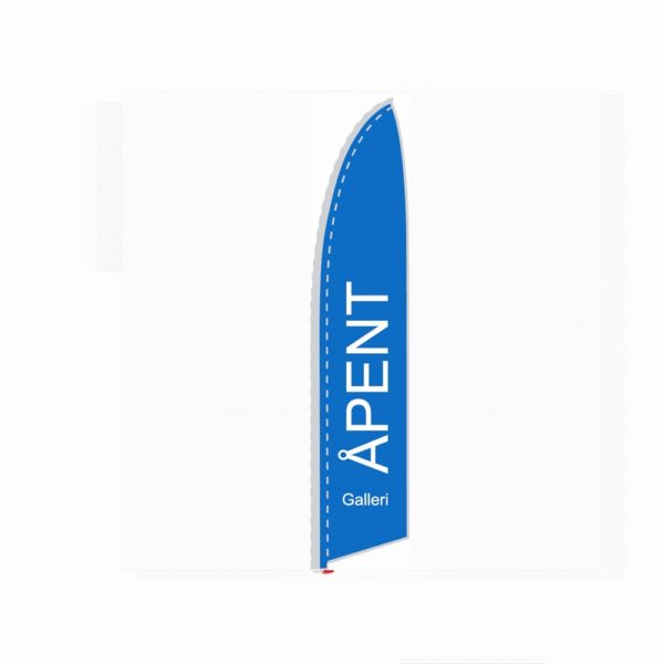 Sober Beachflagg Haifinne Medium - Bilde 2