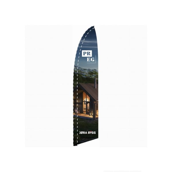 Sober Beachflagg Haifinne Medium - Bilde 3