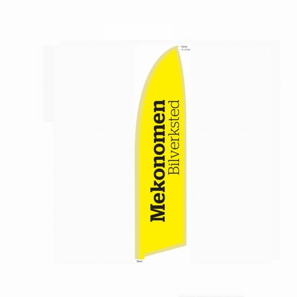 Sober Beachflagg Haifinne Medium - Bilde 4