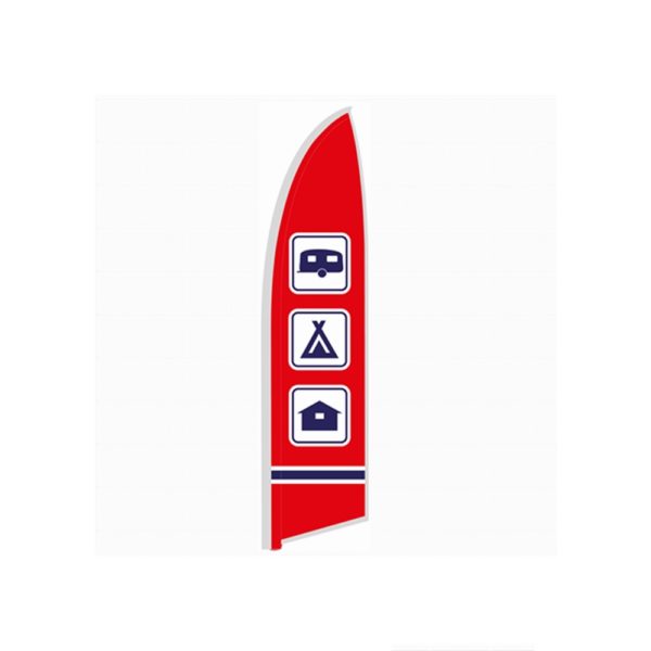 Sober Beachflagg Haifinne Small - Bilde 3