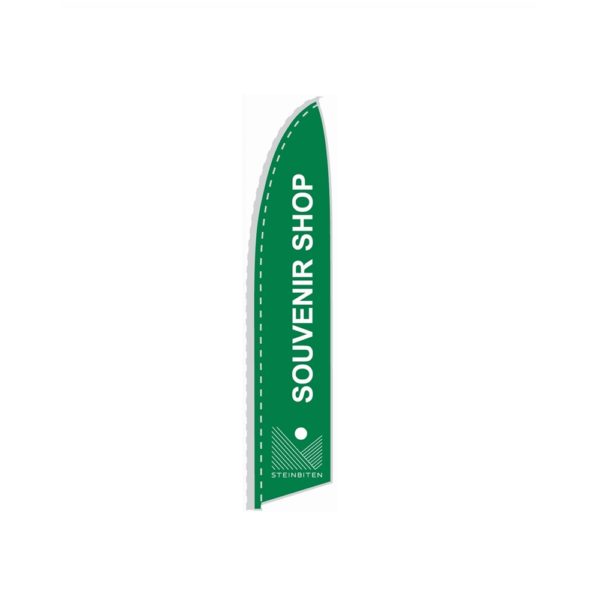 Sober Beachflagg Haifinne Small - Bilde 5