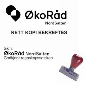Øko Råd Stempel Rett Kopi bekreftes