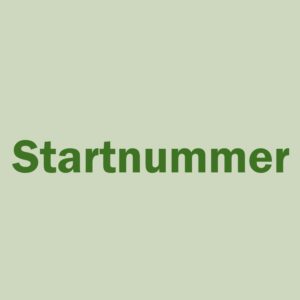 Startnummer