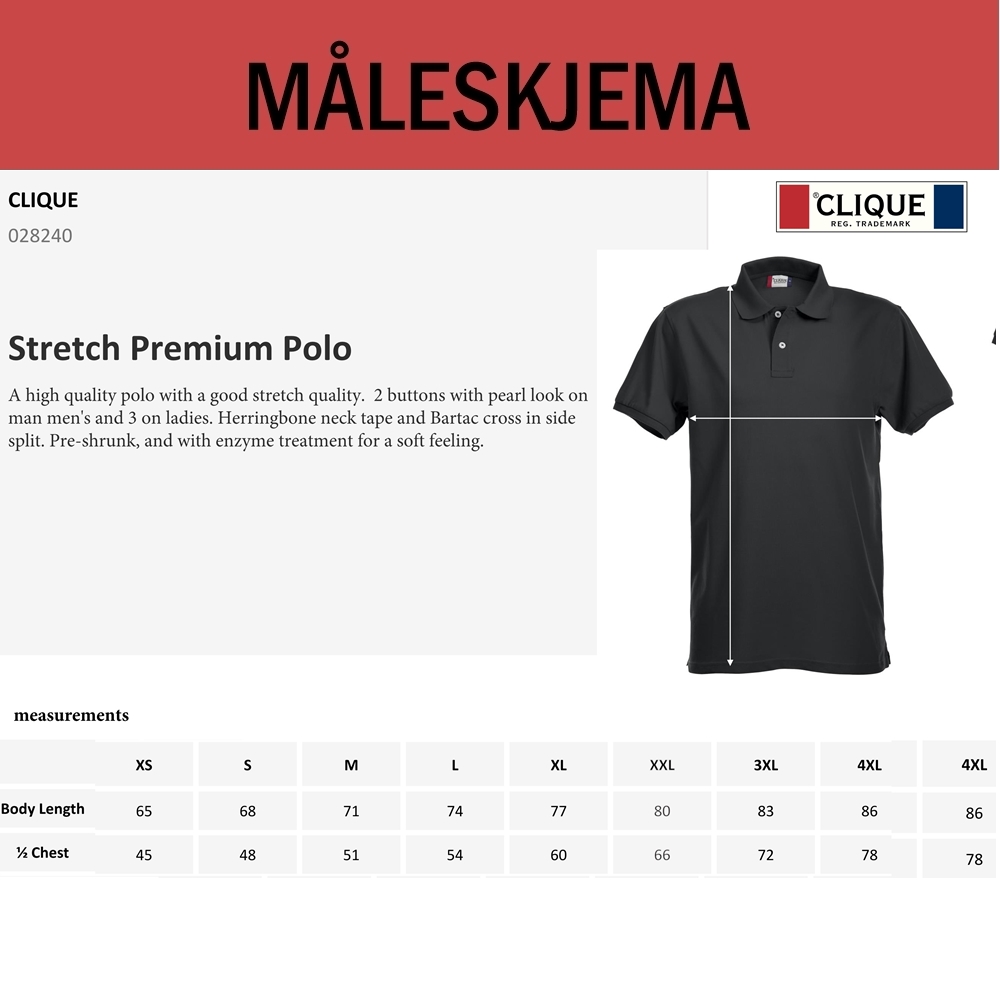 Stretch Premium Polo (H) - Bilde 2