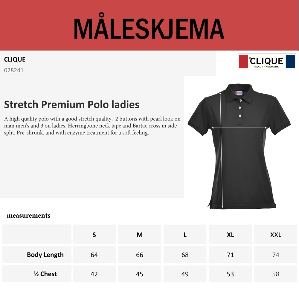 Heavy Premium Polo Ladies (D) - Bilde 2