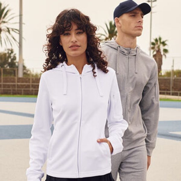 Basic Active Hoody Full Zip (H) glatt - Bilde 3