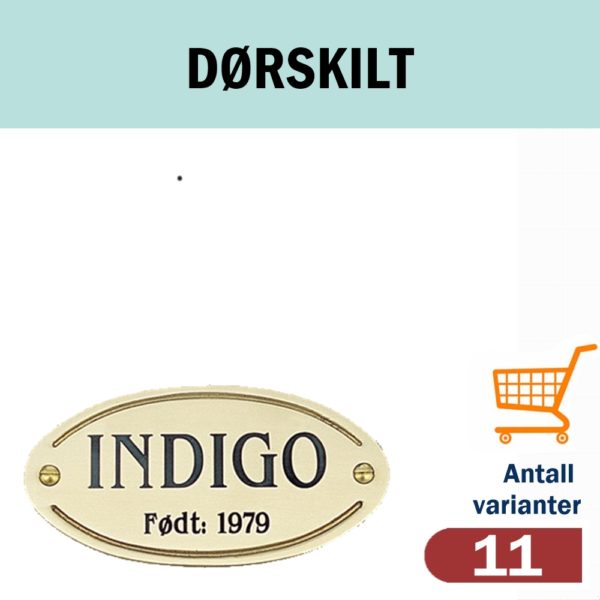 Dørskilt