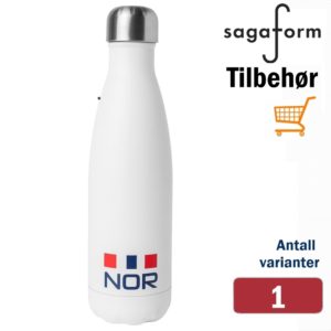 NOR Stålflaske 50 CL, White