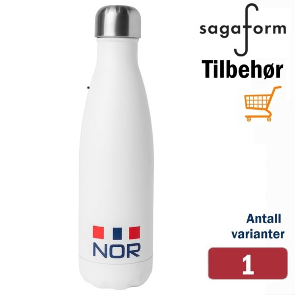 NOR Stålflaske 50 CL, White