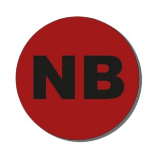 NB - Logo foran til Bobilen