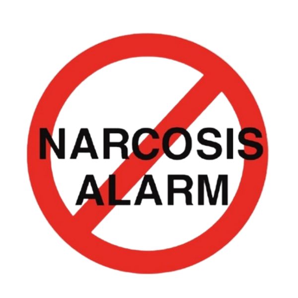 NB - Narkosealarm etikett