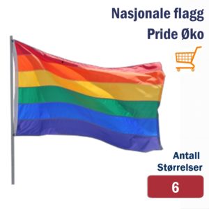 Pride flagg Øko