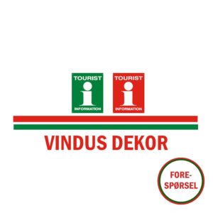 Turistkontor Vindusdekor