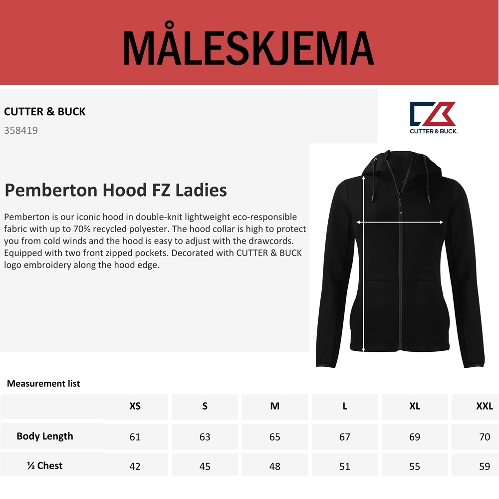 Pemberton Hood FZ Ladies - Bilde 3
