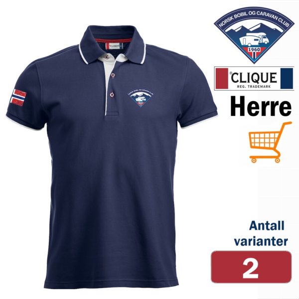 NBCC POLO HERRE flerfarge