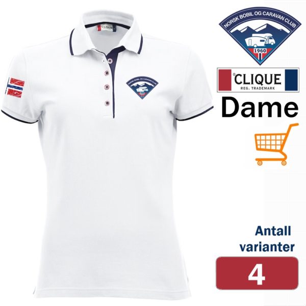 NBCC POLO DAME flerfarge