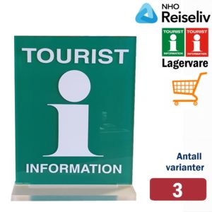 Skilt turistkontor Bordmodell