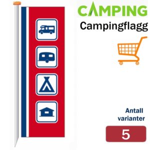Camping Symbolflagg 240x80