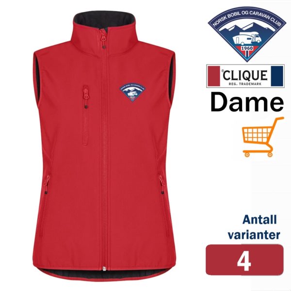 NBCC Softshell Vest DAME