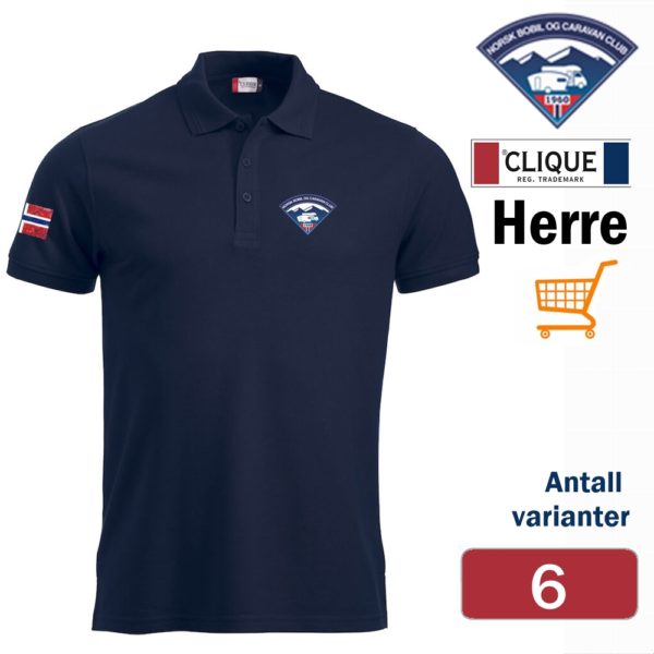 NBCC POLO HERRE kort arm