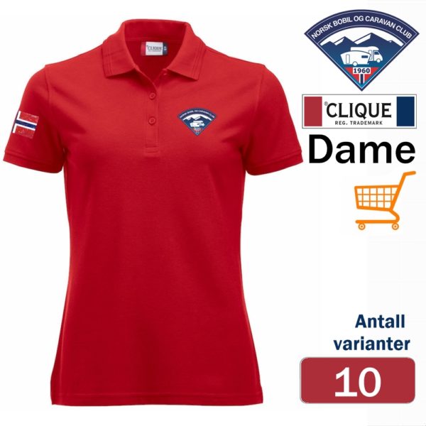 NBCC POLO DAME kort arm