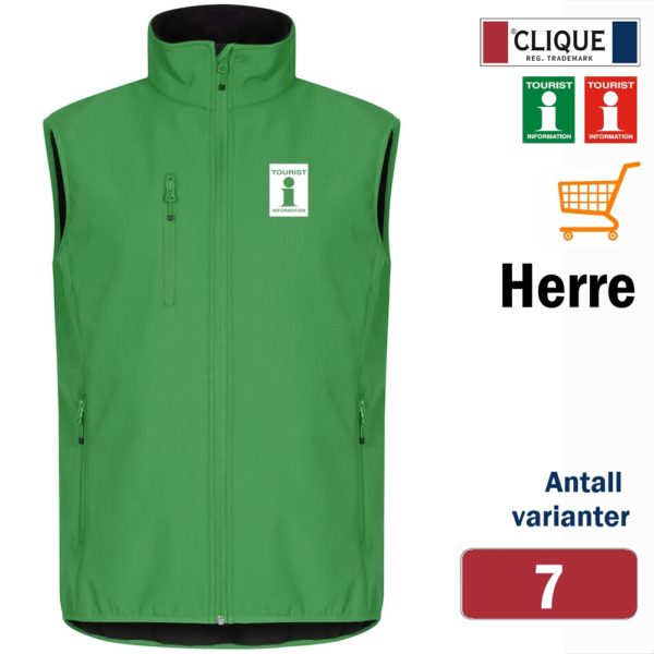 Softshellvest Herre Turistkontor