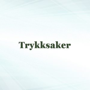 Trykksaker