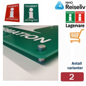 Skilt turistkontor Acryl
