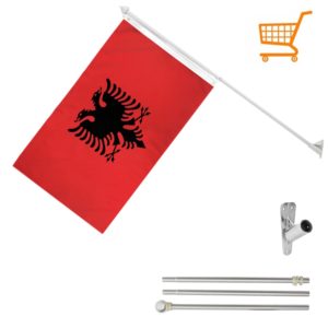 Balkongflagg Albania