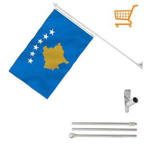 Balkongflagg Kosovo