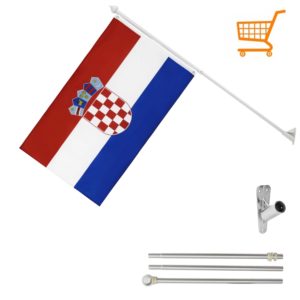 Balkongflagg Kroatia